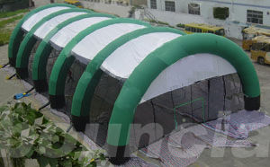 Constant Air Inflatable Paintball Arena With Durable Nylon For Commercial Use