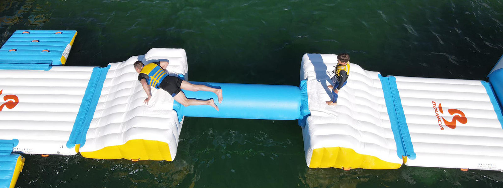 EN ISO25649 0.9mm PVC Floating Inflatable Water Park Games