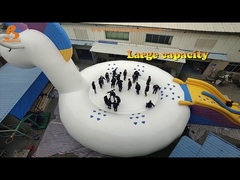 Unicorno gonfiabile in telone PVC da 0,9 mm per parco acquatico e spiaggia