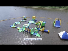 Parco acquatico gonfiabile galleggiante / giochi d'acqua gonfiabili per adulti e bambini