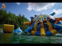 Stampa del logo UFO Spinner ad acqua gonfiabile / Saturni ad acqua gonfiabile