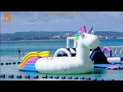 Giant Inflatable Water Unicorn Floating PVC Tarpaulin Fabric