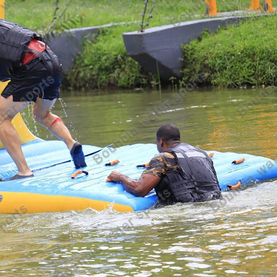 Bouncia Inflatable Landing Ramp For Floating Aqua Park
