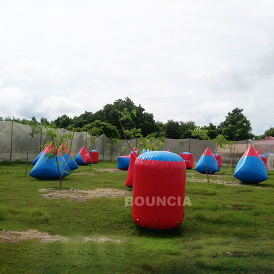 0.6mm PVC Tarpaulin Inflatable Paintball Bunker