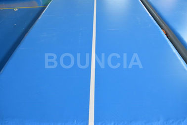 15mL Blue Gymnastics Air Track , Air Mattress Gymnastics With Durable Handles